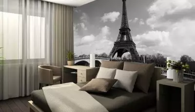 Wall mural Paris: romantic mukati