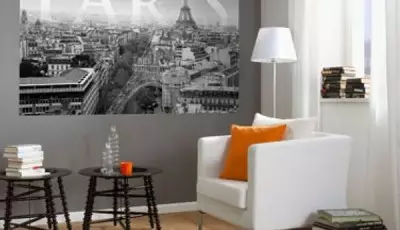 Perete mural paris: interior romantic