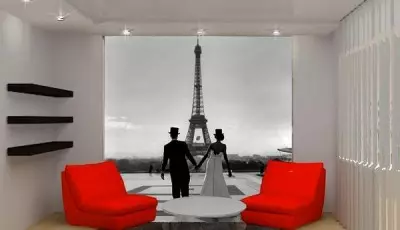 Wallal Mural Paris: Interior romantis