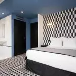 [Trend!] Wallpapers met geometriese slaapkamerpatrone