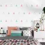 [Trend!] Tapety z wzorami sypialni geometrycznych