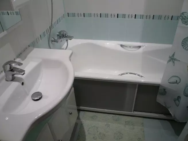 Kami membuat layar untuk kamar mandi dengan tangan Anda sendiri