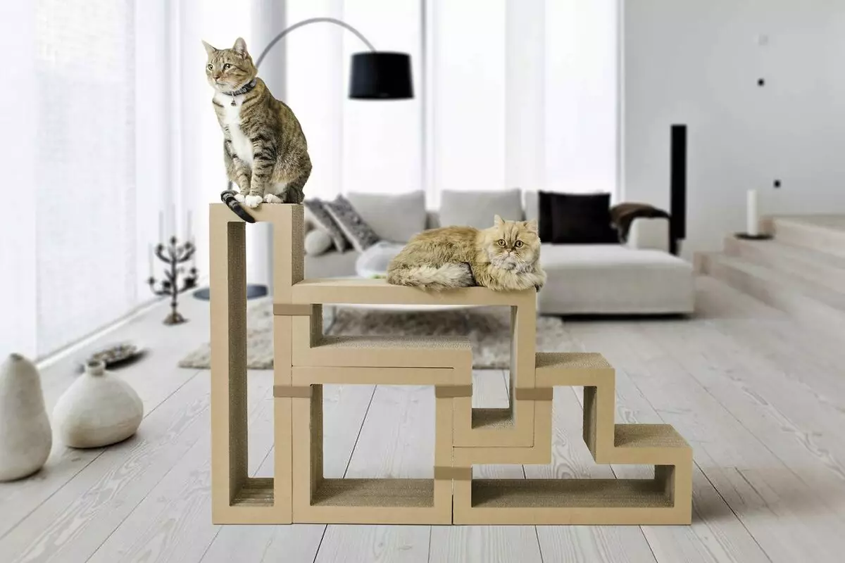 Como elixir unha casa de gato elegante para a querida Kisa?