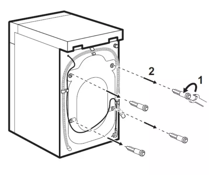 Pemasangan mesin basuh: Pemilihan lokasi dan ciri sambungan