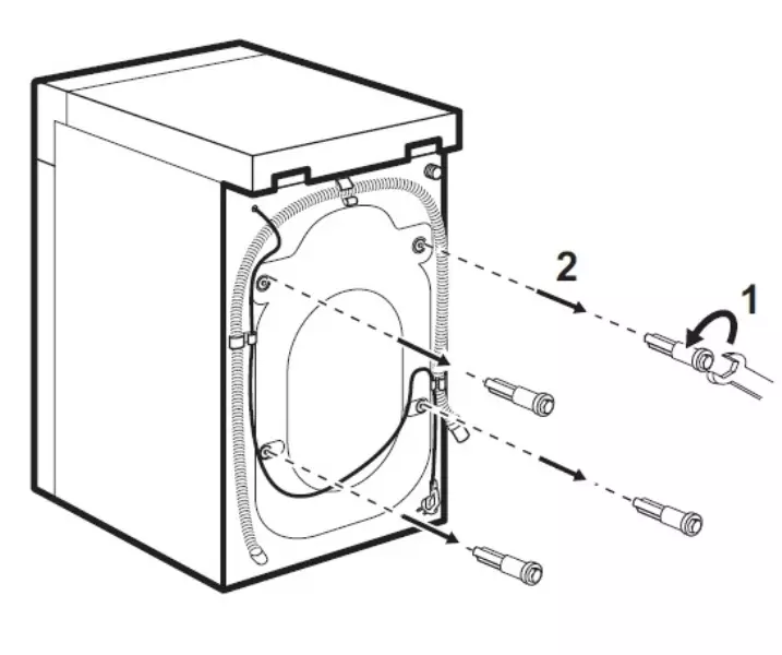 Installatie van de wasmachine: selectie van locatie en functies van de verbinding