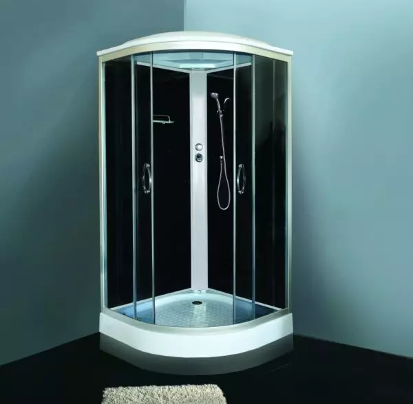 Kokie yra dušo kabinos padėklai: formos ir dydžiai