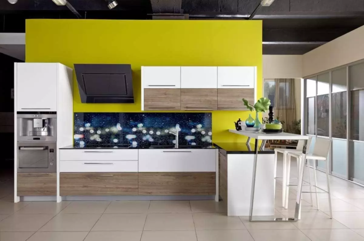 Plastové kuchyňské panely: nástěnný panel se vzorem, jak šít kuchyň, strop panelů, dokončování, fotografie