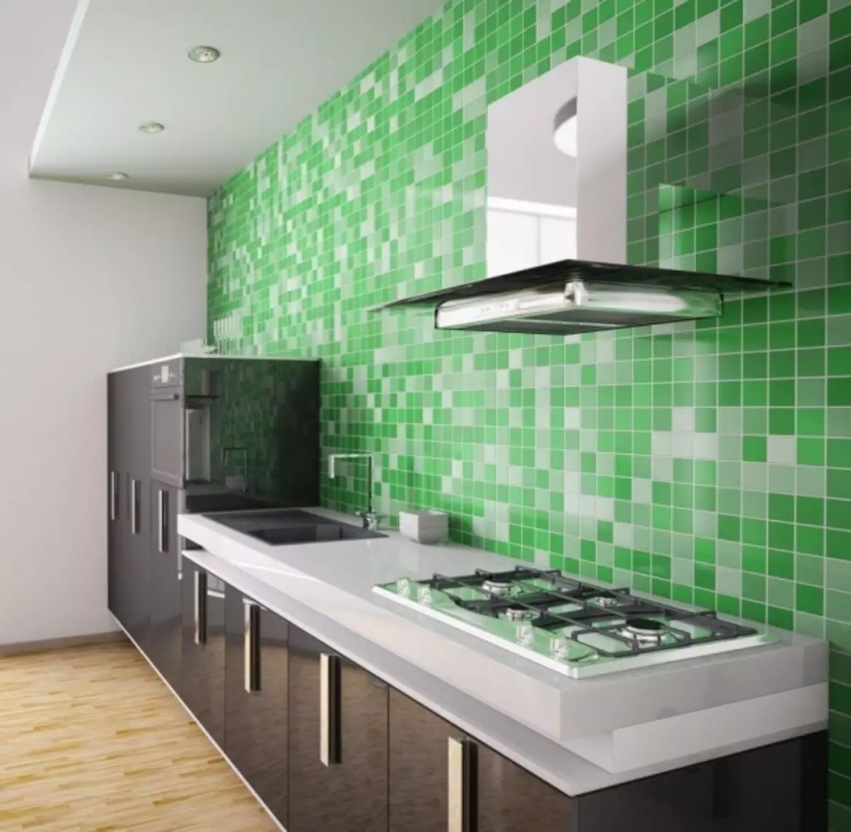Гал тогооны өрөөний нилтийн хавтанцар нь гал тогооны өрөөний мозайк: зураг, зураг, тойм, тойм, Мозайк, керамик, видео