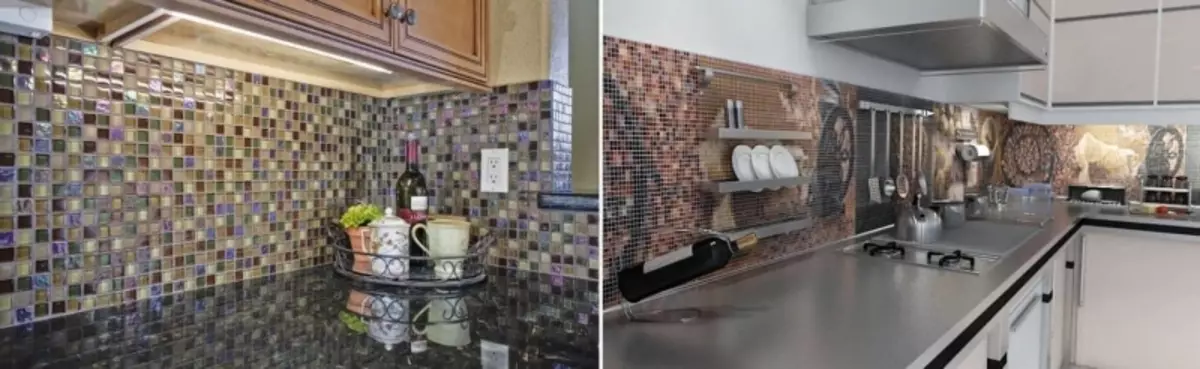Tile for apron into the kitchen Mosaic: photos, reviews, mosaic, ceramic, video