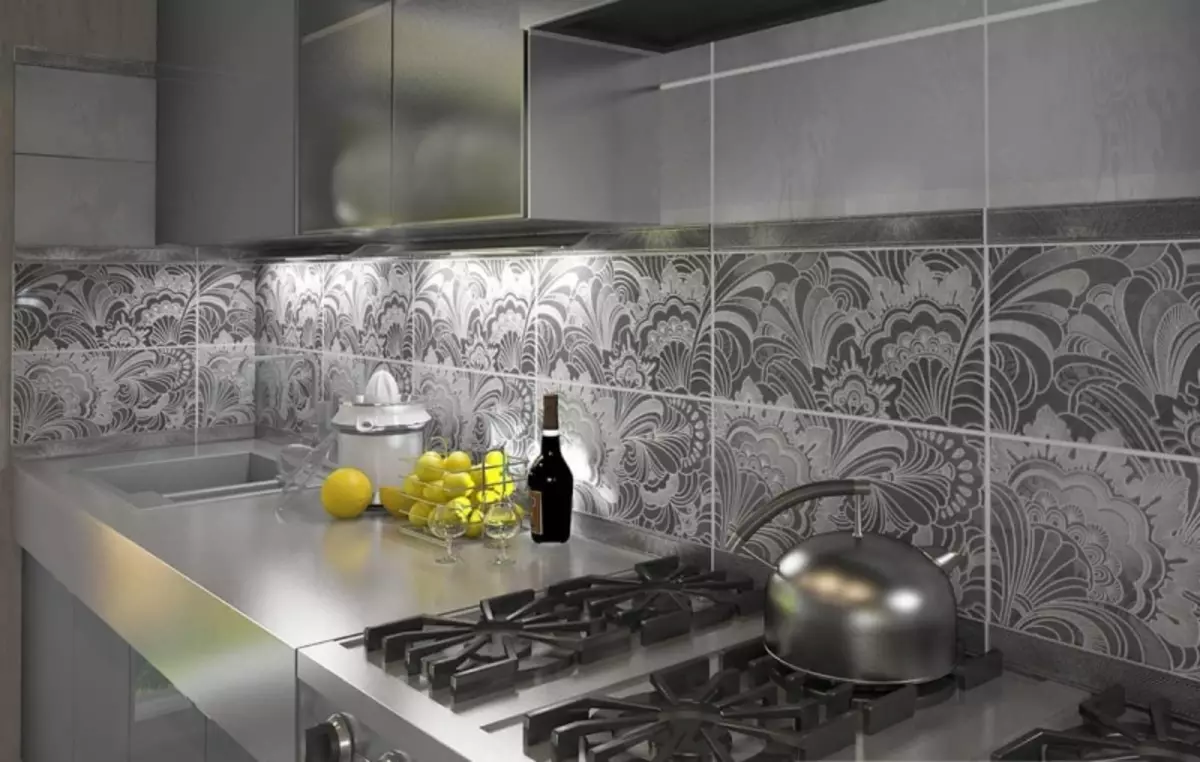 Gạch gốm cho nhà bếp trên tạp dề Ảnh: Cerama Marazzi, Gạch, Ý, Đồ sứ, Thiết kế, 10x10, Mosaic, Video