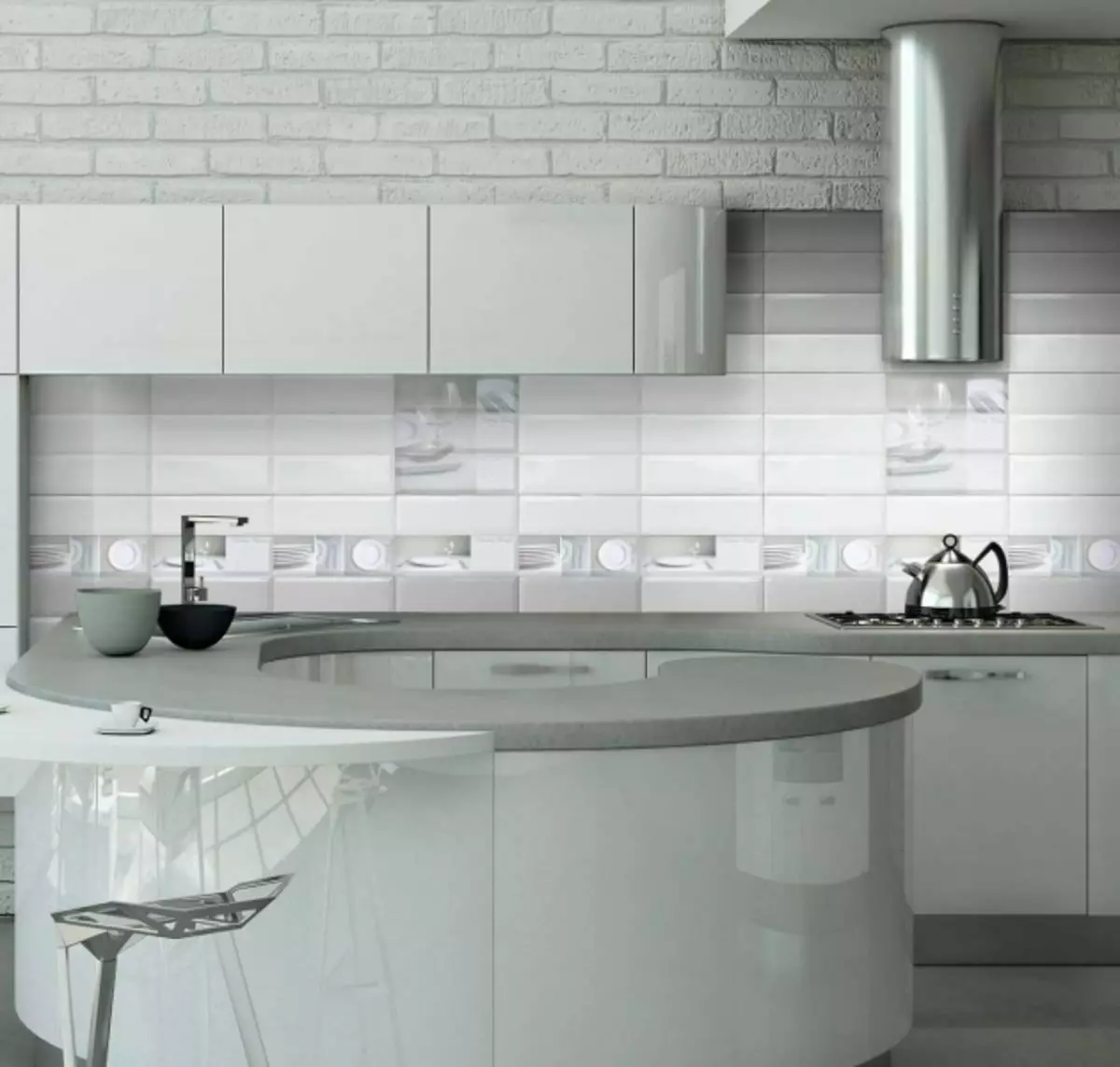 Ceramic Tile дар ошхона: ceraga Marazzi, tile, Италия, Италия, форсӣ, тарроҳӣ, тарроҳӣ, 10x10, видео