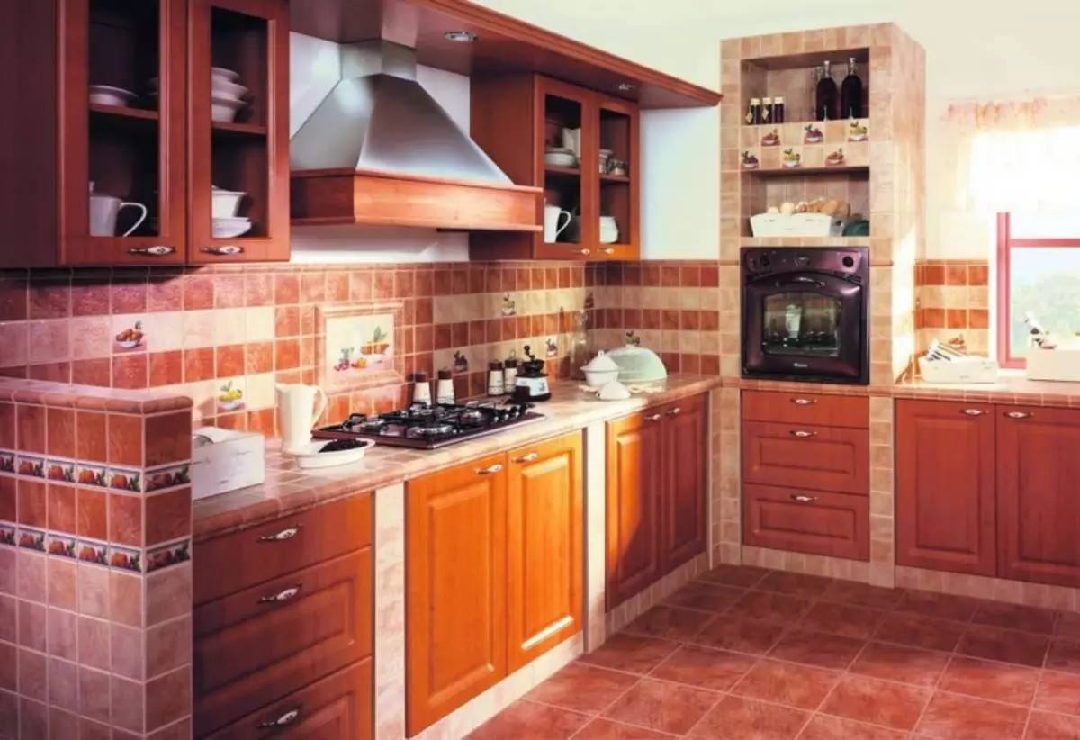 Pllakë qeramike për kuzhinë në apronë Foto: Cerama Marazzi, Tile, Itali, Stone Porcelani, Design, 10x10, Mozaiku, Video