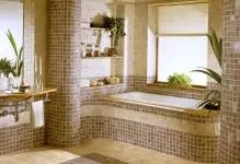 Mozaika v interiéru: Pro kuchyňské dlaždice, moderní kombinace, kombinace různých materiálů, použití