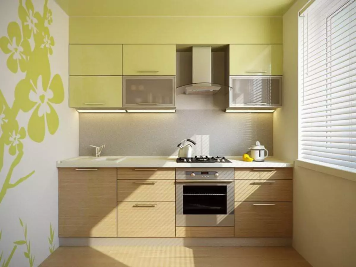 Imagini de fundal combinate de bucătărie în interior Foto: Cum se combină și salariu, design, idei 2019, video
