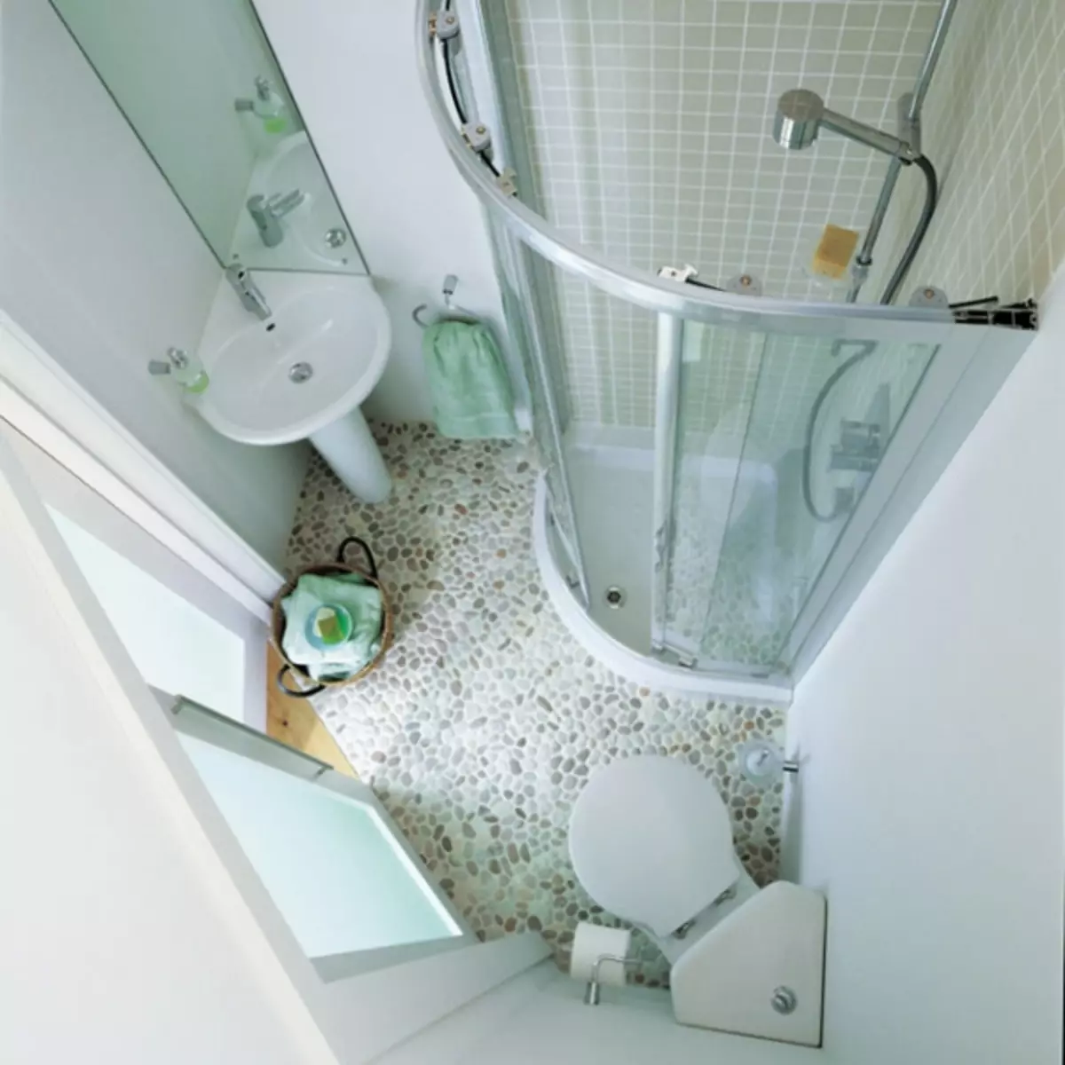 स्नानगृह 2 स्क्वेअर मीटर. एम. - यशस्वी डिझाइनचे लहान रहस्य