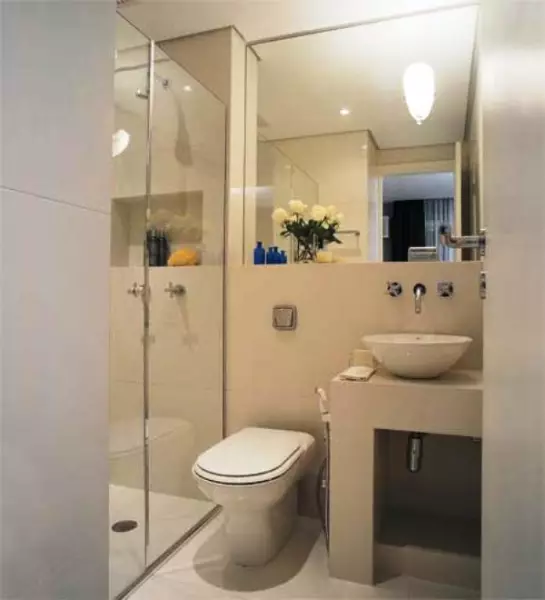 Fürdőszoba 2 négyzetméter. m. - A sikeres tervezés kis titkai