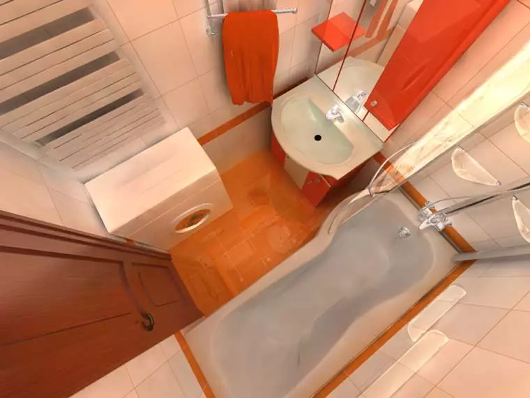 Little Bathroom Design: Leysaðu vandamálið hæfilega