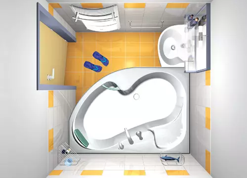 Desain kamar mandi kecil: Memecahkan masalah dengan kompeten