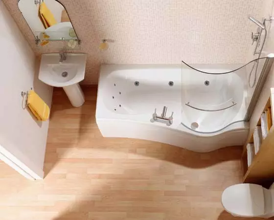 Mali dizajn kupaonica: rješavanje problema kompetentno