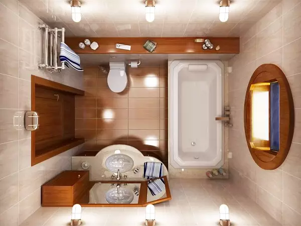 خریشچیو میں باتھ روم ڈیزائن: مسابقتی نقطہ نظر اور خصوصیات