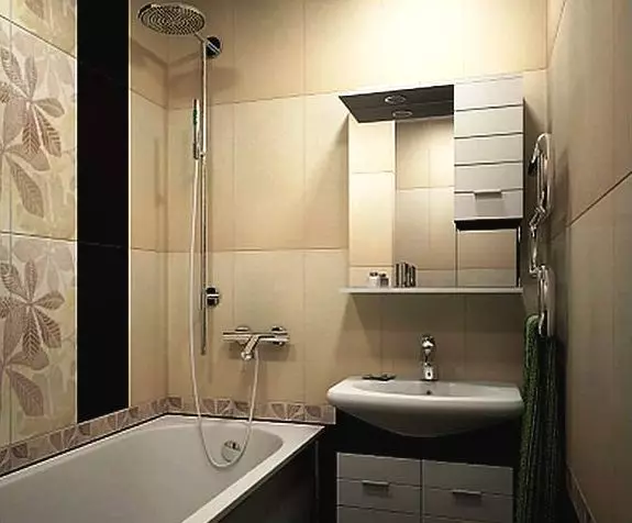 Design Bathroom katika Krushchov: mbinu inayofaa na vipengele.