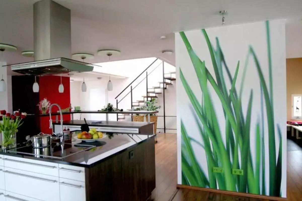 Tapeta Zdjęcie 2019 Modern: Wallpaper Design, tapeta fotograficzna we wnętrzu małej kuchni, galeria zdjęć, wideo