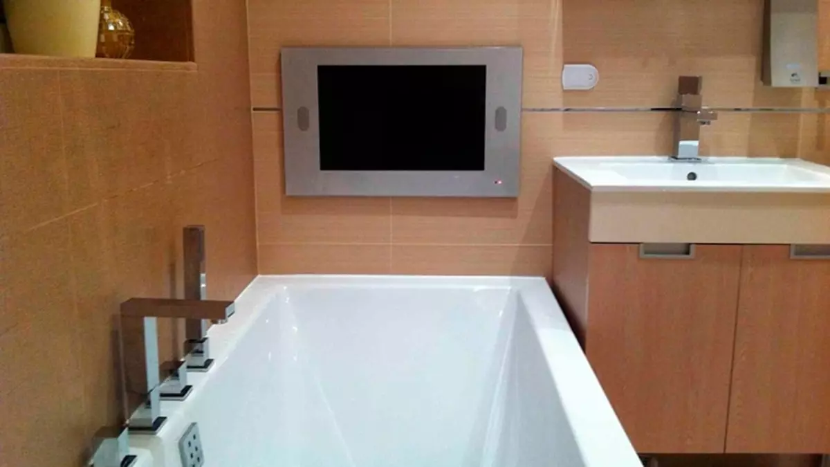 TV de baño: como elixir e instalar