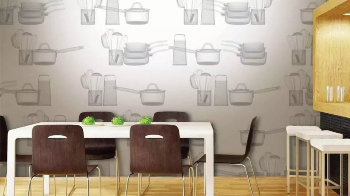 Tapetes Silk-sietspiede: Foto interjerā zālē, atsauksmes, kas tas ir, kā līmi uz virtuves sienām, ir iespējams krāsot, video