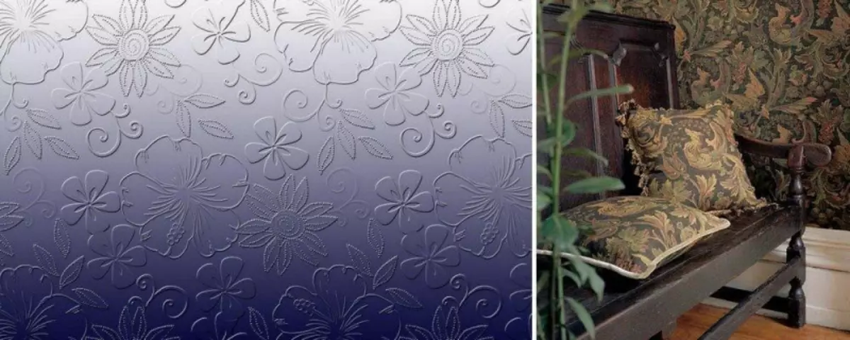 Wallpapers Silk-екран печатење: слика во внатрешноста за салата, осврти, што е, како да се лепи за ѕидовите на кујната, дали е можно да се наслика, видео