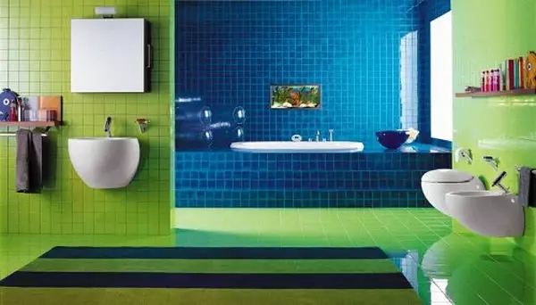 Ngjyrat e banjës - zgjidhni të përshtatshme
