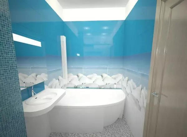 Panneaux de salle de bain 3D - Finitions budgétaires