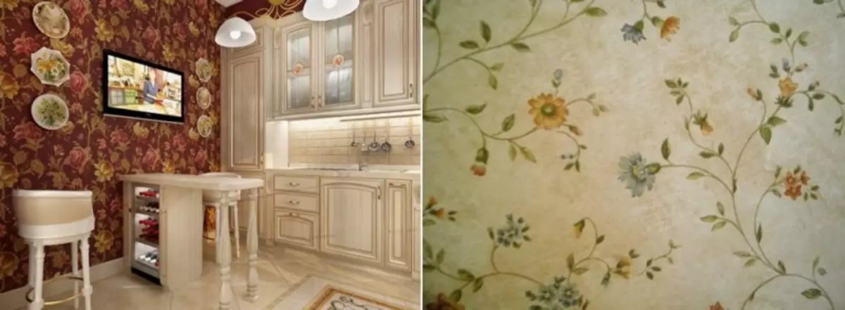 Provence Wallpaper: Foto v interiéru, pro kuchyňské stěny, ložnice a obývací pokoj, v květu, země a sbírku Provence, společníci dětí, v chodbě, video