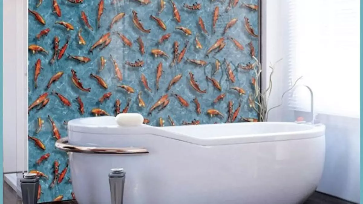 Lipnios vonios kambario filmai: pasirinkite ir klijuoti