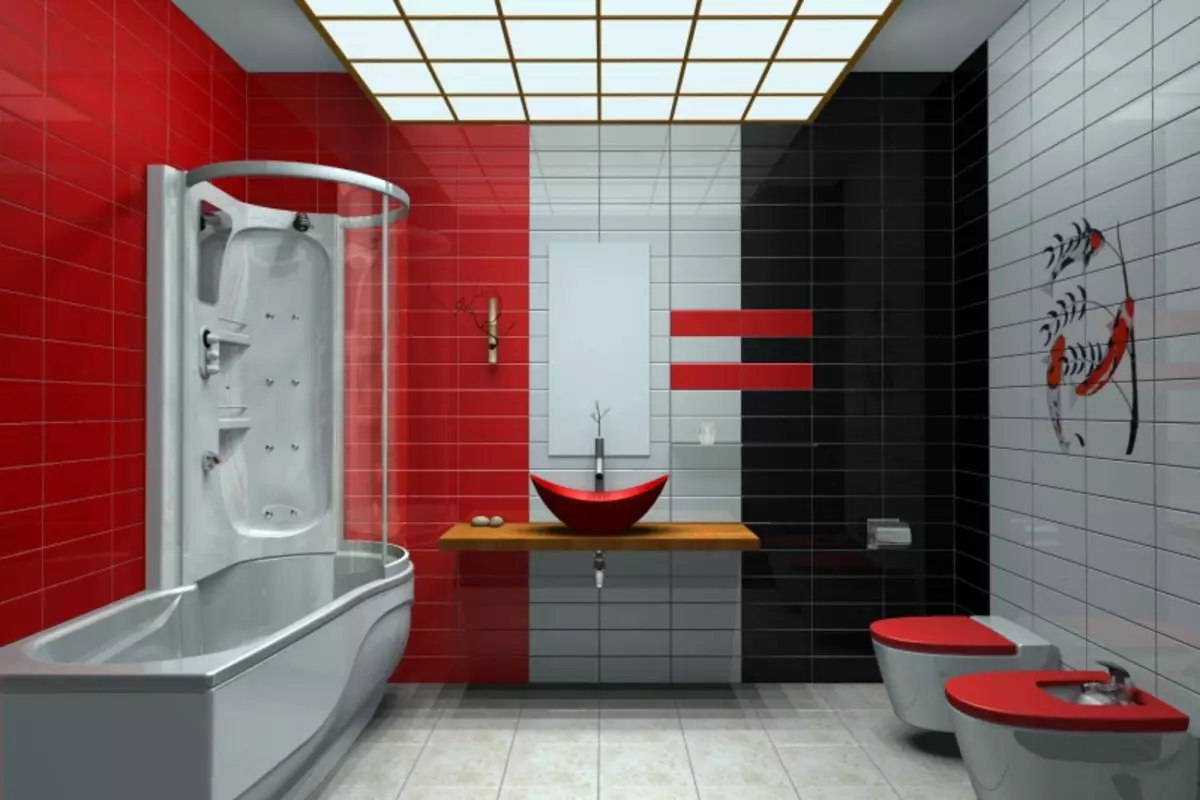 Fekete fürdőszoba - kompetensen adagolási szín