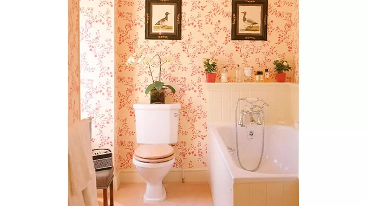 Banyo Duvar Kağıtları: Yıkanabilir, Sıvı, Kendinden Yapışkanlı