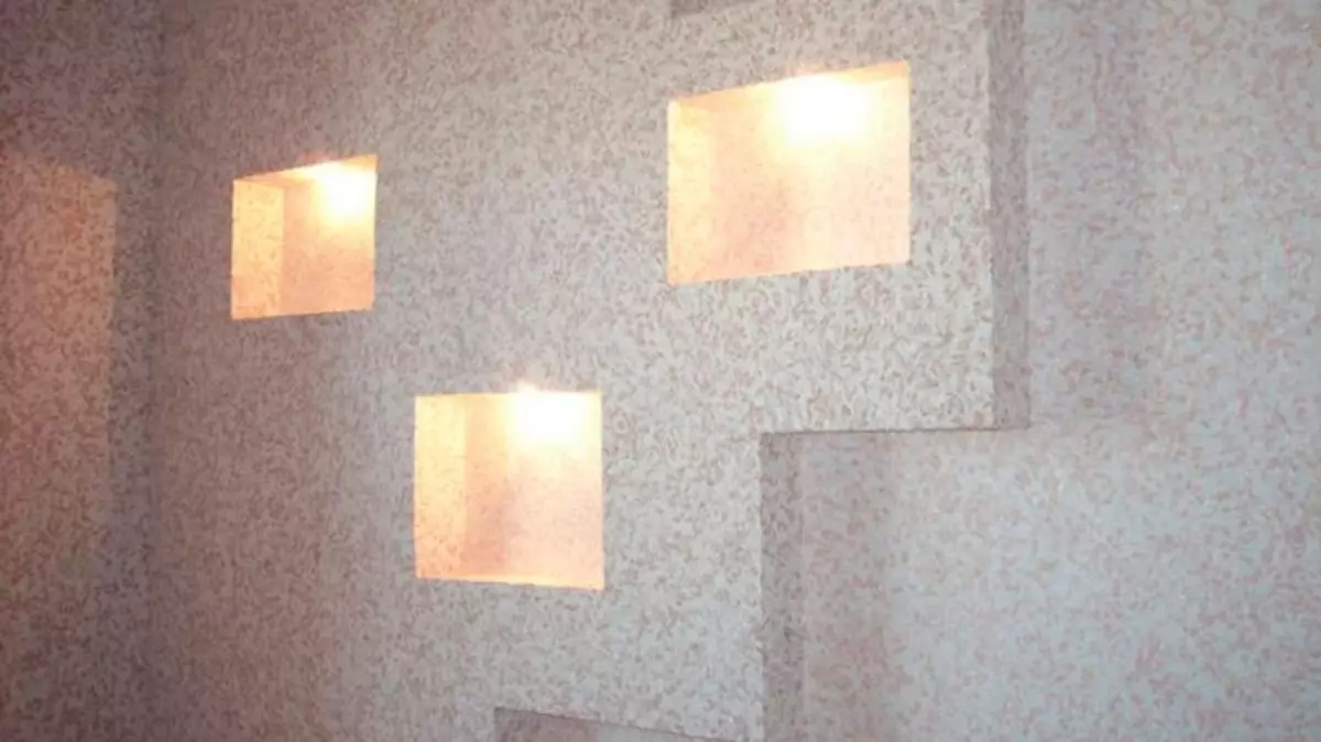 Vloeibare wallpapers in de badkamer: bezienswaardigheden