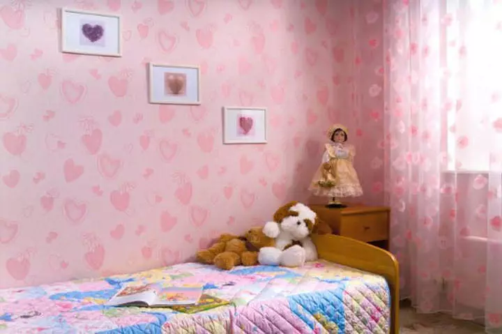 Bērnu tapetes meitenei: Foto, sienām istabā, bērnu pusaudzis 12 gadus vecs, zēns un meitenes 14 un 10 gadus vecs, dizains guļamistabā, video