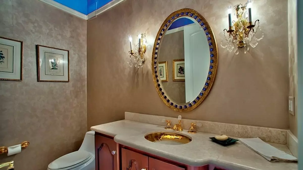 Dekorativt badeværelse gips gør det selv-selv