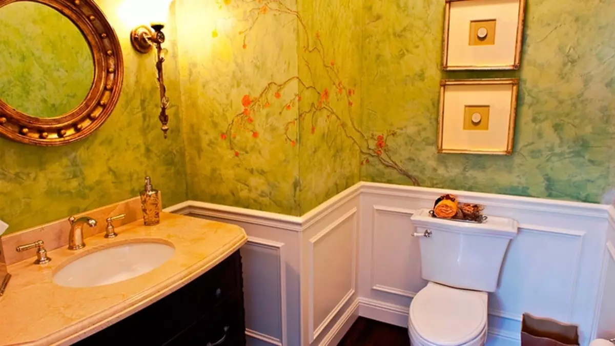 Dekorativna kopalnica Mavec do-it-yourself
