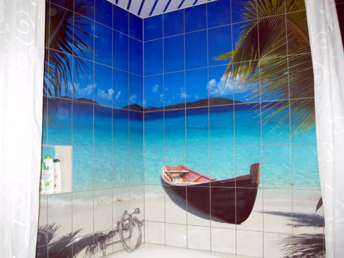плитка для ванны с рисунком фото