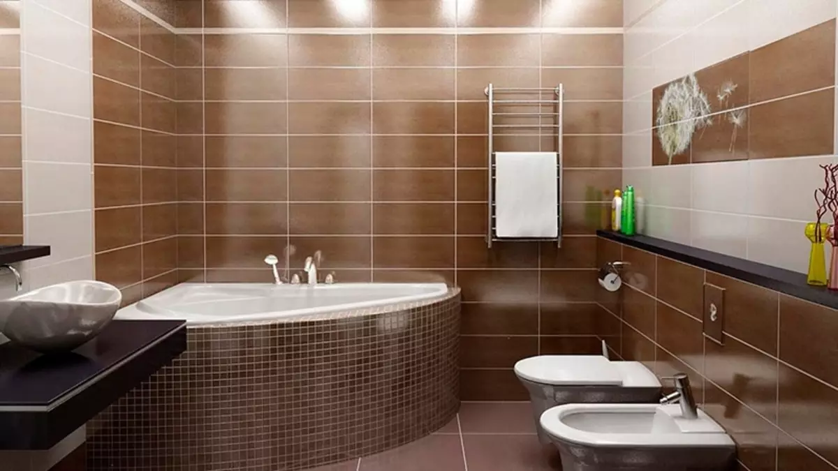 גימור חדרי אמבטיה ושירותים: דוגמאות לתצלום