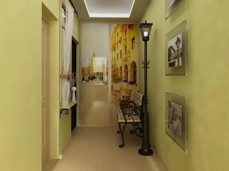 Tapetes koridorā dzīvoklī Foto: Akmens apdare, mazam šauram koridoram, kas izvēlas, šķidrums Hruščovā, priekšnams, video