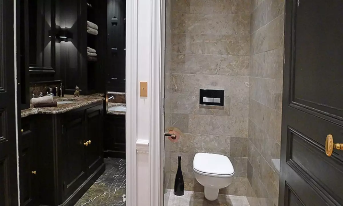 Fürdőszoba design funkciók WC nélkül