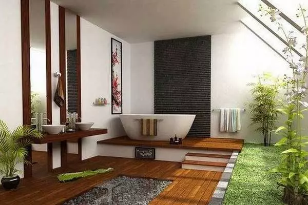 Caratteristiche del design del bagno senza servizi igienici