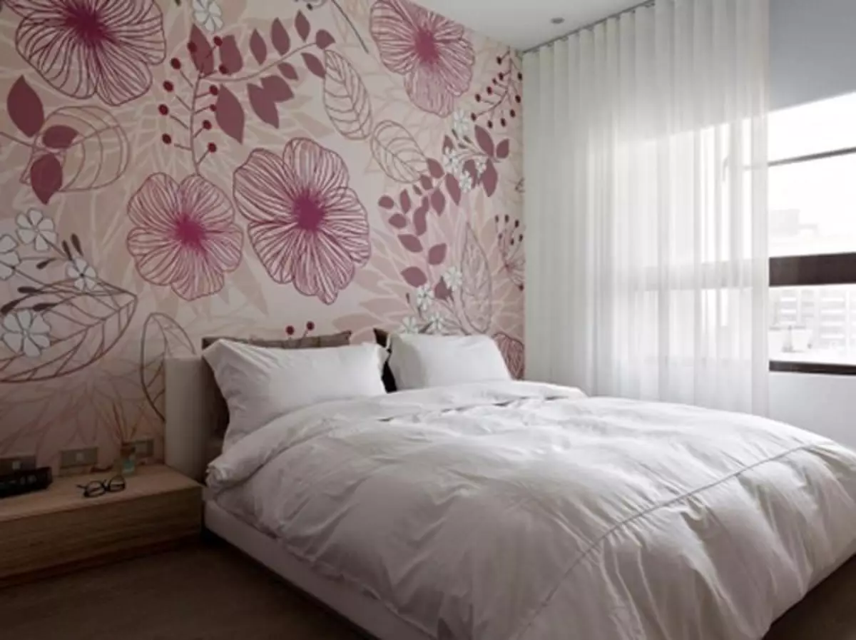 꽃과 벽지 : 인테리어, 벽, 큰 양귀비, 장미, 사소한 꽃다발, 화이트 모란, 3D 빨간색과 분홍색, 수채화, 비디오