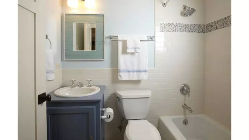 बाथरूम मर्मत: सानो कोठाको आकारको फोटो