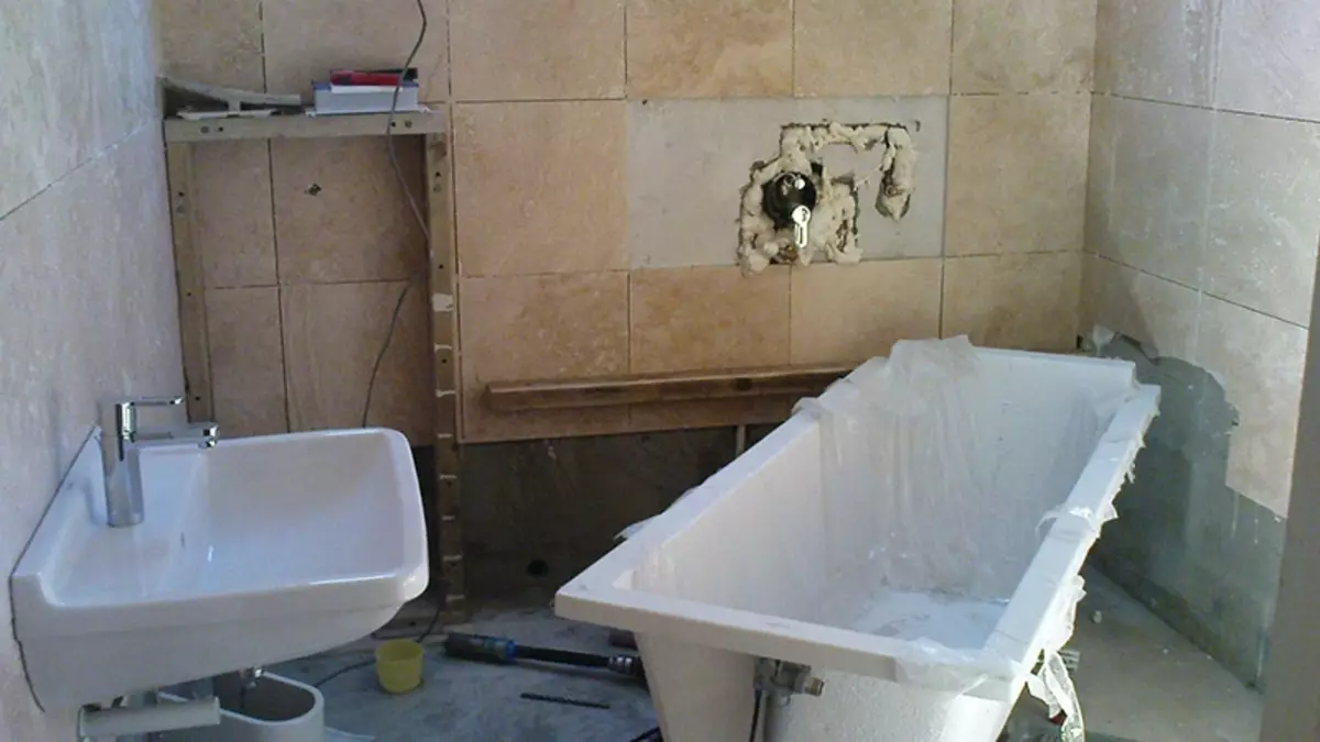 Reparare baie: Exemple de reparații