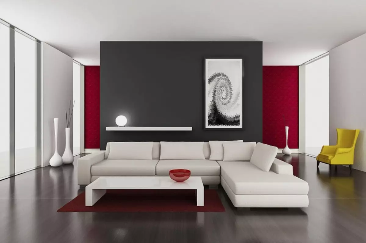 Wallpaper Combined 2019 Photo Design: Para sa isang apartment, kung paano pagsamahin maganda, piliin ang mga pagpipilian, kumbinasyon, iba't ibang interior, video