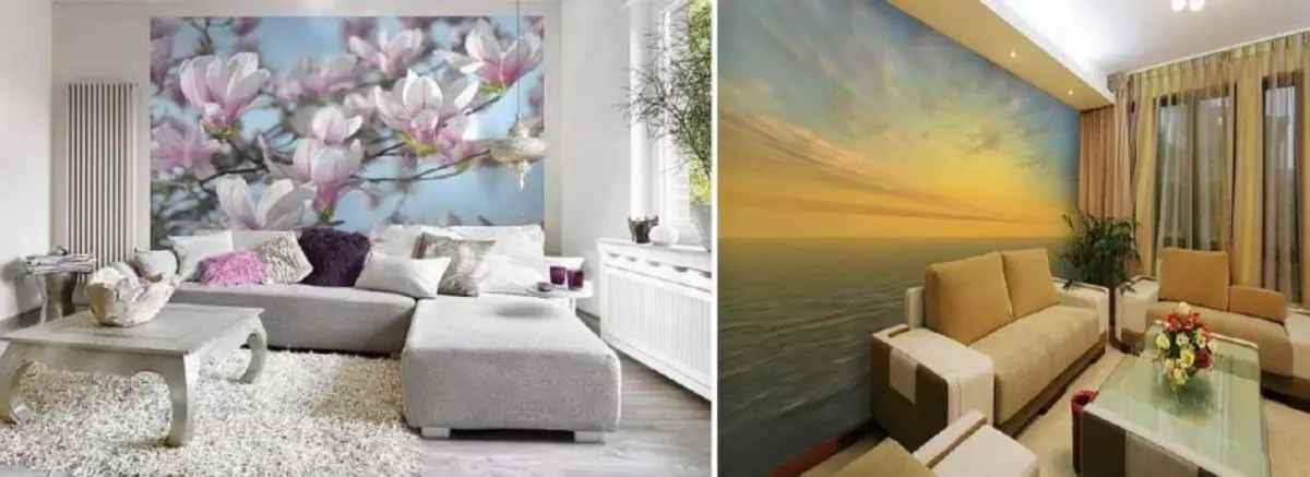 Wallpaper Moden: Reka Bentuk Bilik, Foto 2019, Idea Rumah, Interior Bergaya, Bagaimana Untuk Bloom Apartment, Jenis, Dua Warna Di Dapur, Video