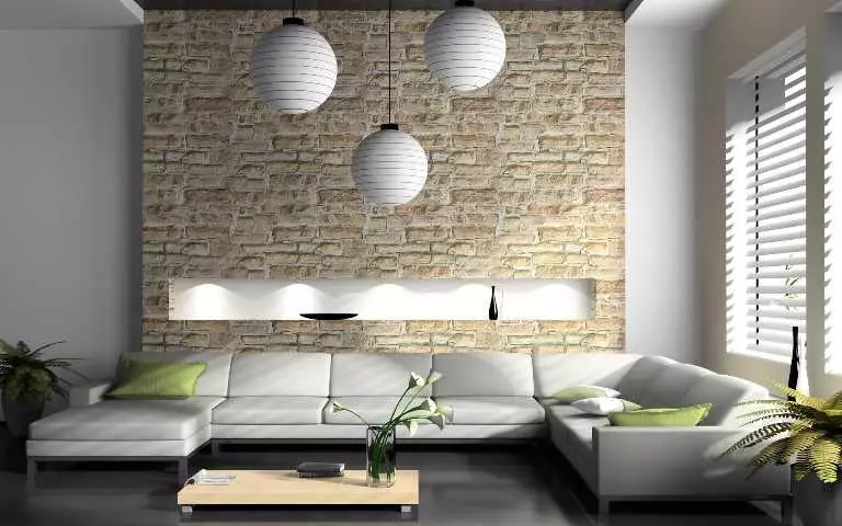 Modernes Tapete: Zimmerauslegung, Foto 2019, Hausideen, Innenraum stilvoll, wie Sie Bloom Apartment, Typen, zwei Farben in der Küche, Video